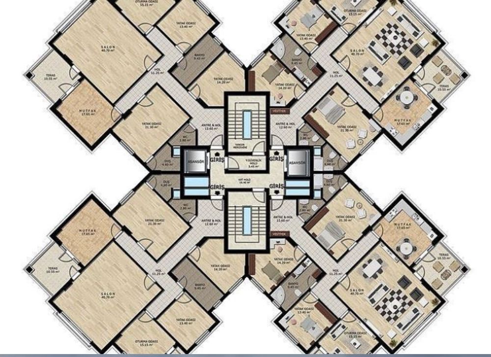 Central Layout Examples SAG Creative Interiors - Interior Designers in Delhi NCR | Best Home ...